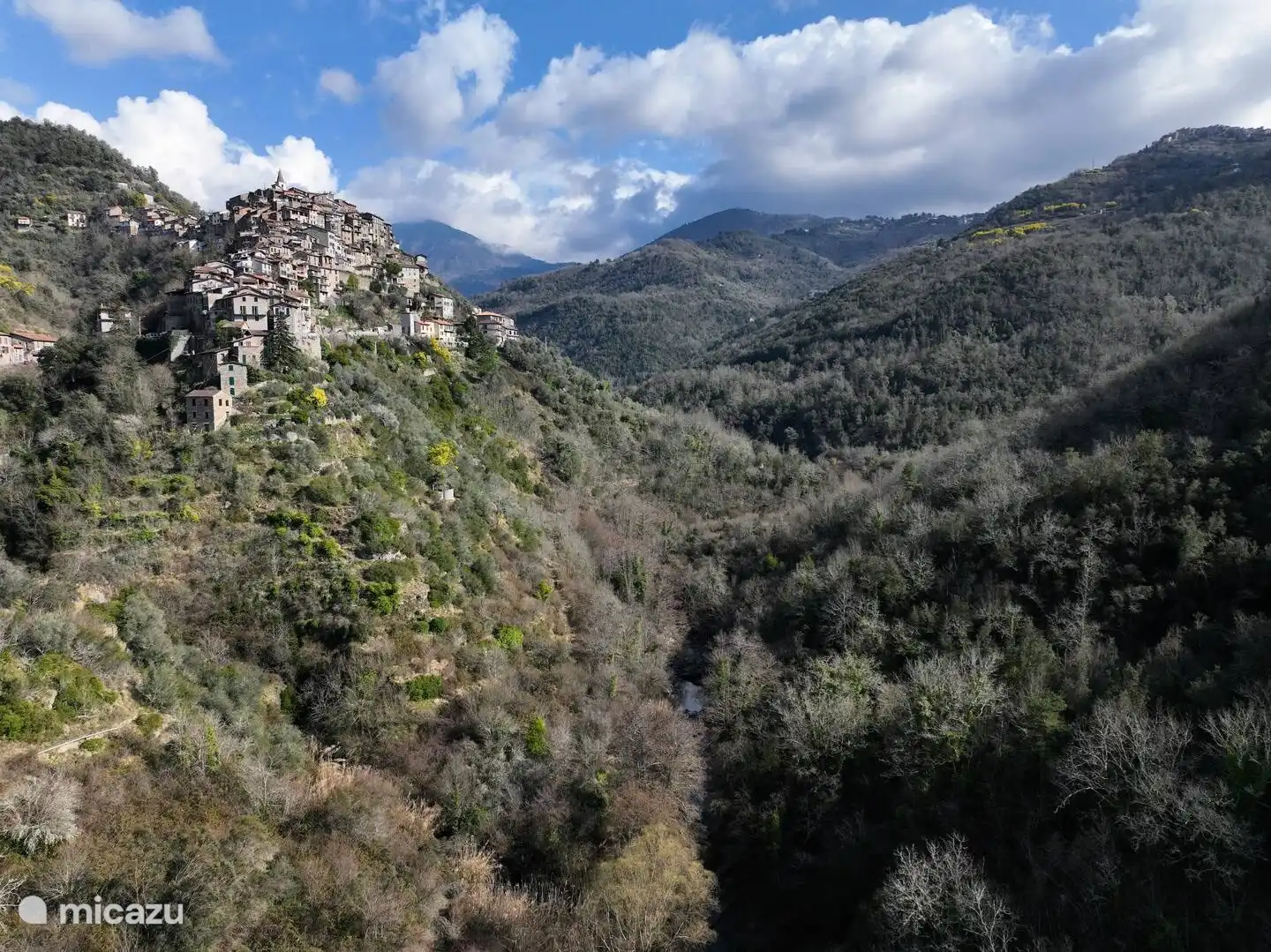 Dorfbild von der Zufahrtsstraße!