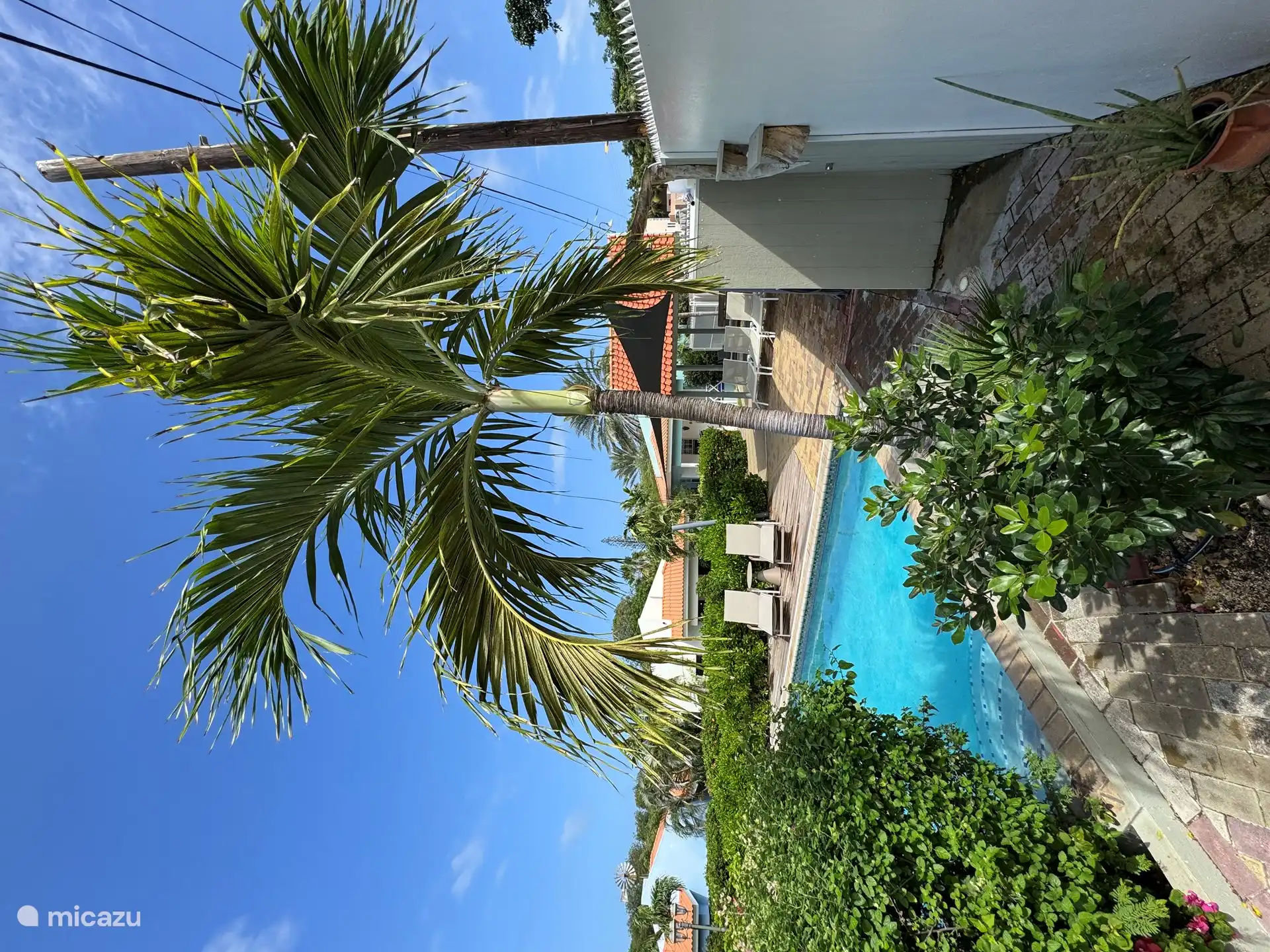 Piscine/salon partagé