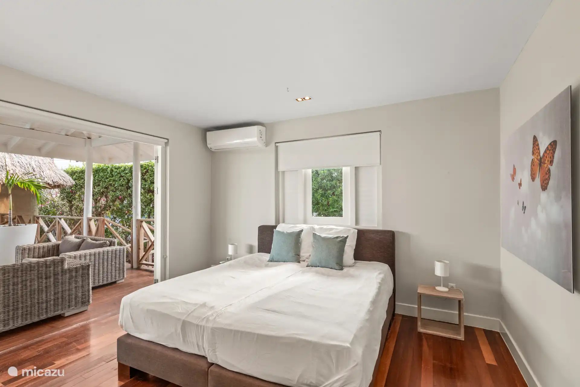 Schlafzimmer mit Klimaanlage