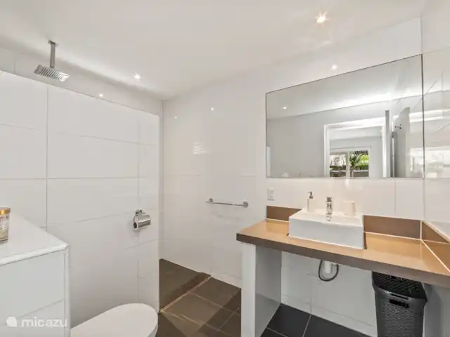 Villa Solaya 2, Jan Thiel huren in Curaçao, Banda Ariba (oost), Jan Thiel - villa Luxe badkamers voorzien van douche, toilet en wastafel.