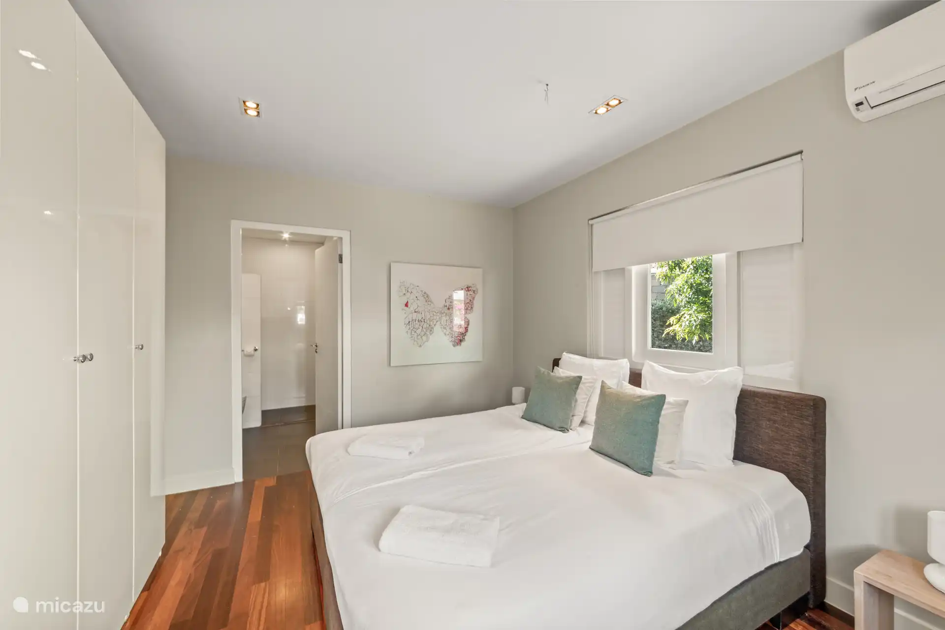 Schlafzimmer mit Klimaanlage