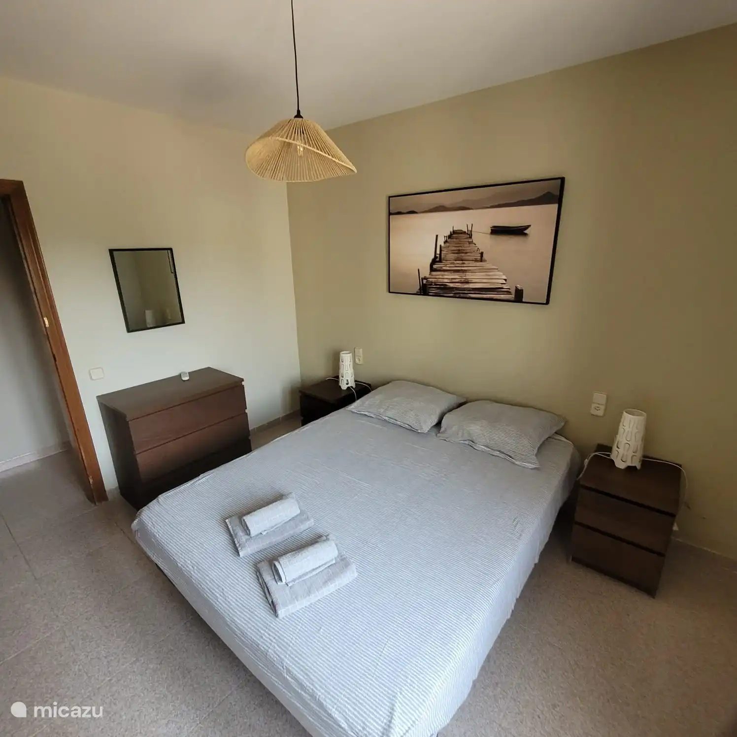 Schlafzimmer 1 mit 1x Doppelbett