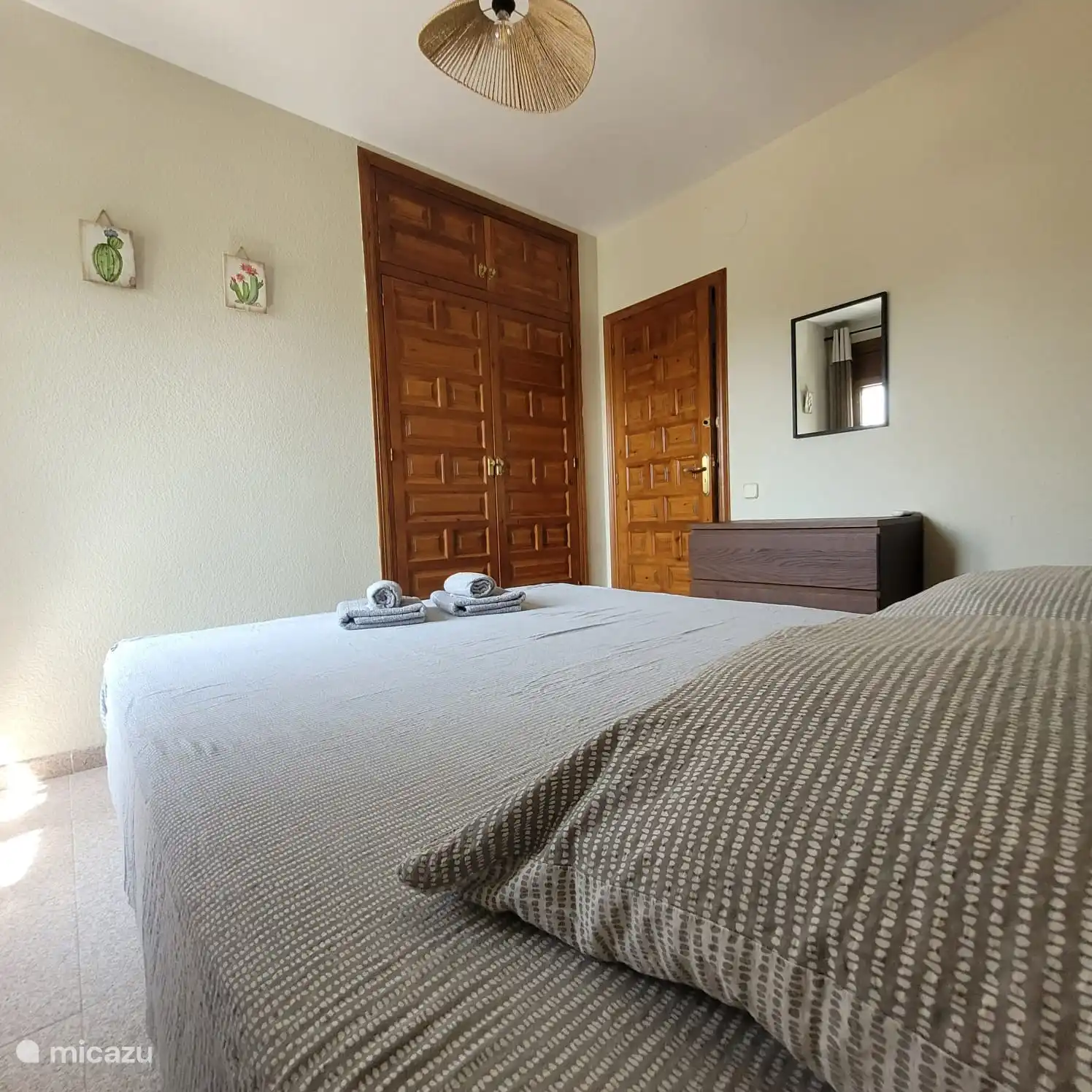 Schlafzimmer 1 mit 1x Doppelbett