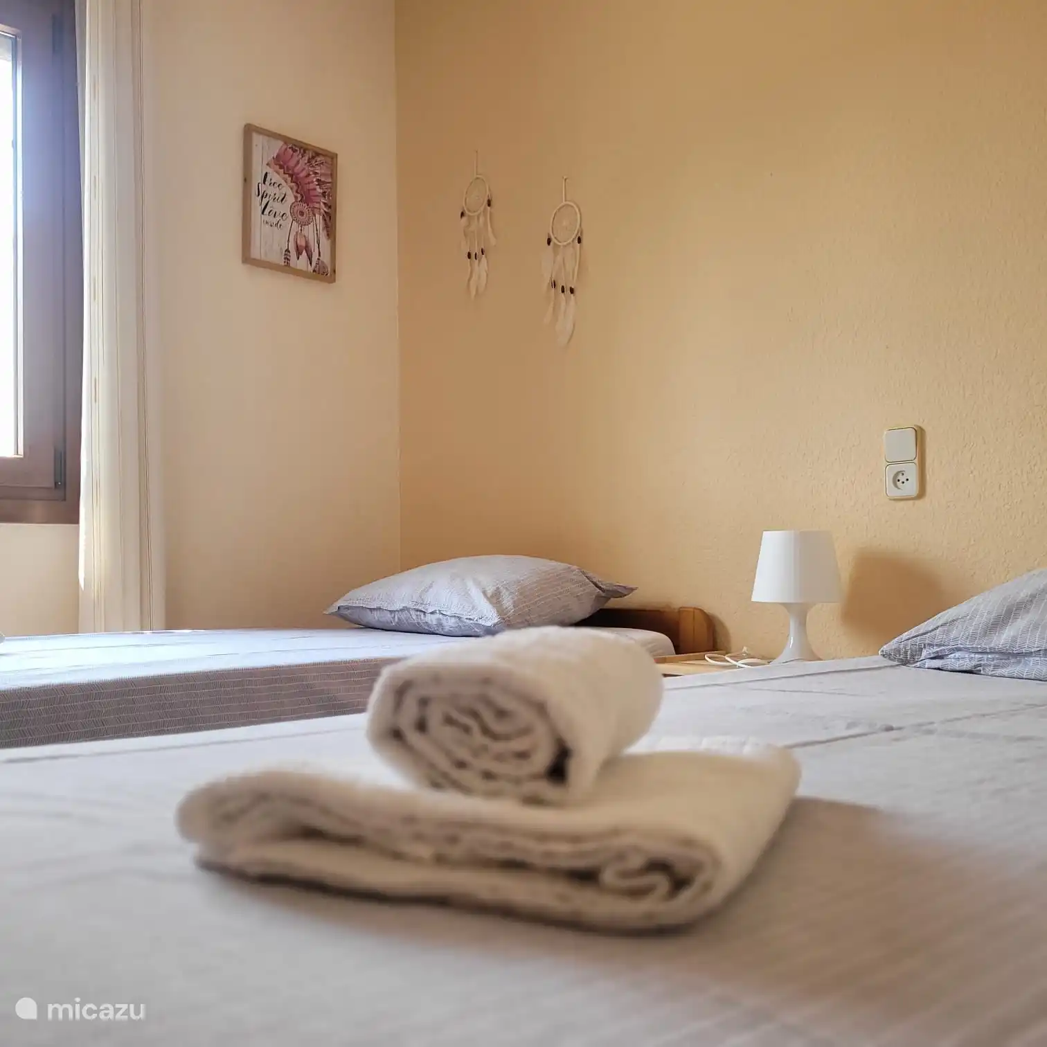 Schlafzimmer 2 mit 2x Einzelbett