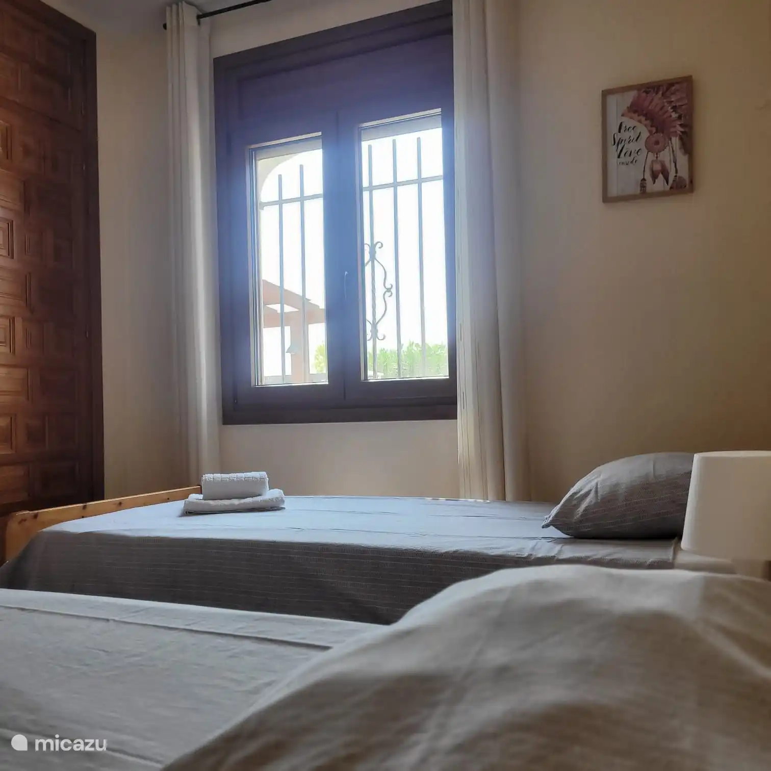 Schlafzimmer 2 mit 2x Einzelbett