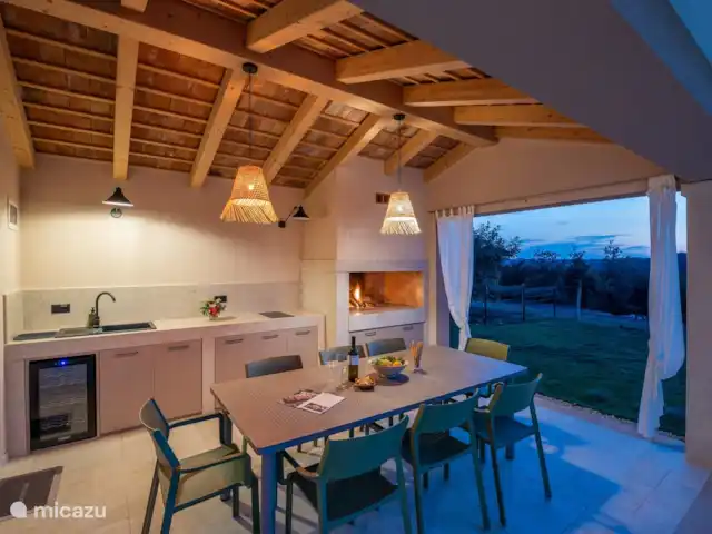 Villa Belci huren in Kroatië, Istrië, Pazin - villa zomerkeuken