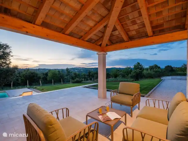 Villa Belci huren in Kroatië, Istrië, Pazin - villa veranda