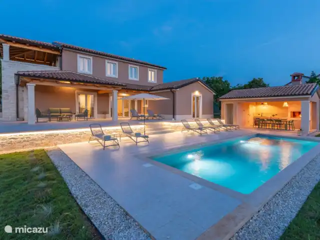 Villa Belci huren in Kroatië, Istrië, Pazin - villa villa by night