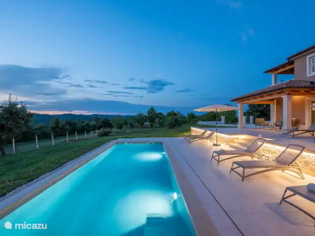 Villa Belci huren in Kroatië, Istrië, Pazin - villa villa by night