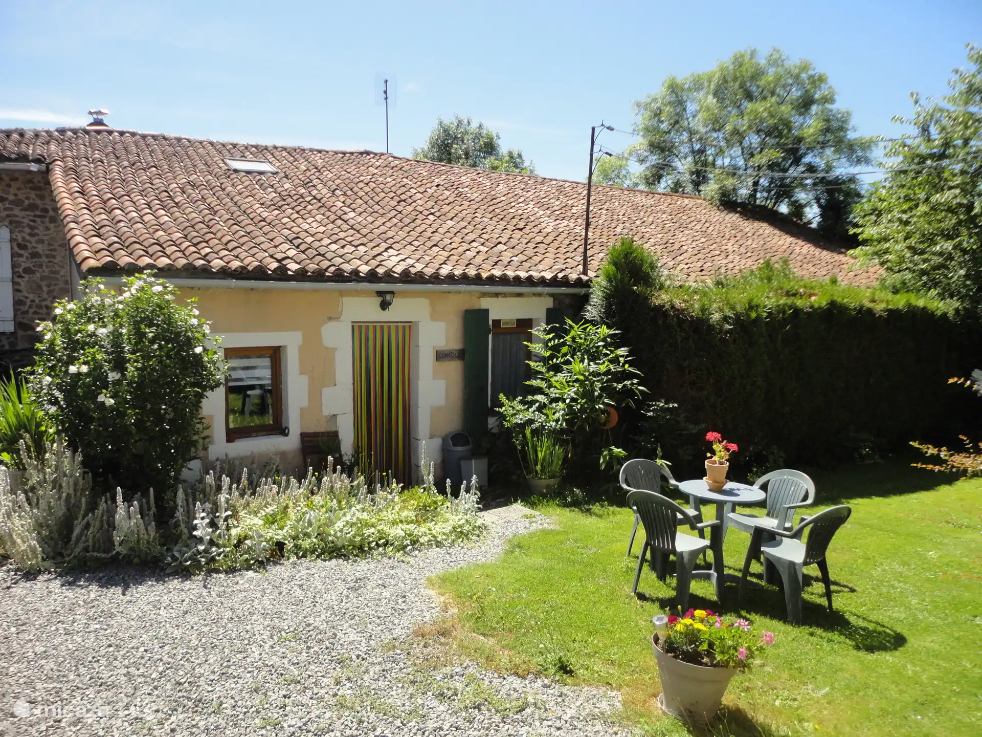 Konfologen in Frankreich, Charente, Chirac - gîte / hütte