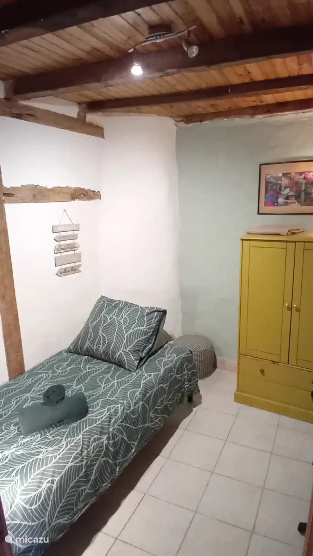 Schlafzimmer für 1 Person im Erdgeschoss.