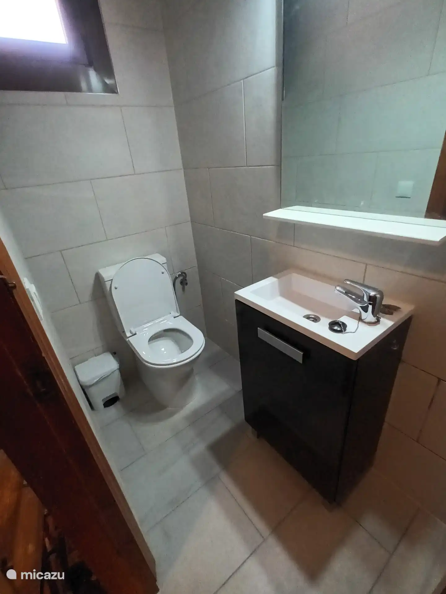 Toilette unten