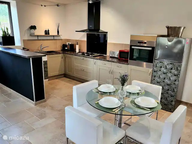 La Trilogie D'or en Francia, Dordoña, Castelnaud-la-Chapelle - casa vacacional Cocina Gite de 2 dormitorios