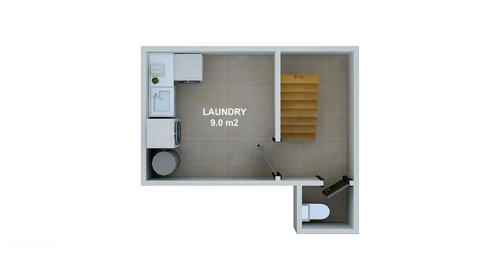 2 Schlafzimmer Gite Keller (Wäscherei)