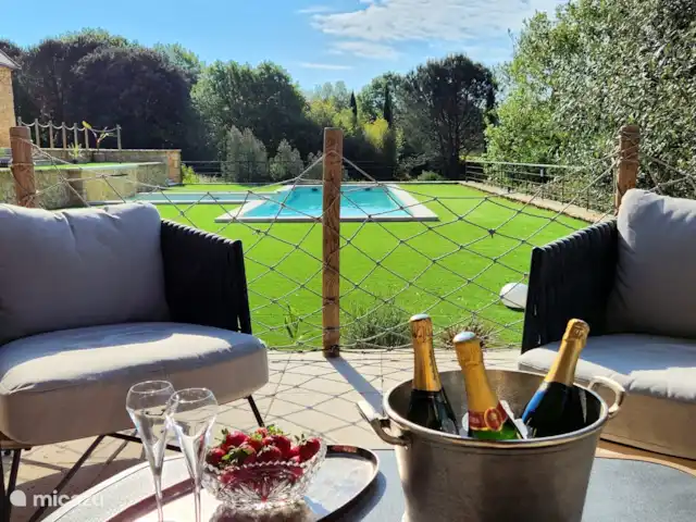 La Trilogie D'or en Francia, Dordoña, Castelnaud-la-Chapelle - casa vacacional Vista desde la casa rural de 2 dormitorios