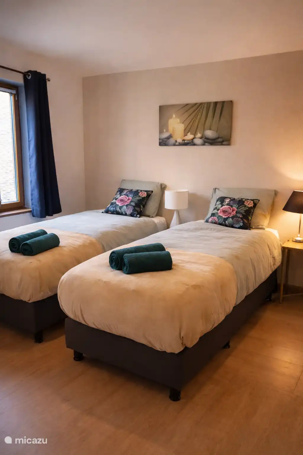 2 de slaapkamer beneden ,koel in de zomer.