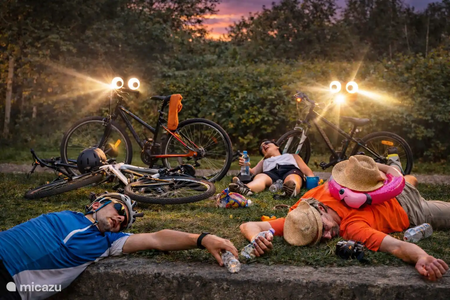 Veel fiets routes in de omgeving.