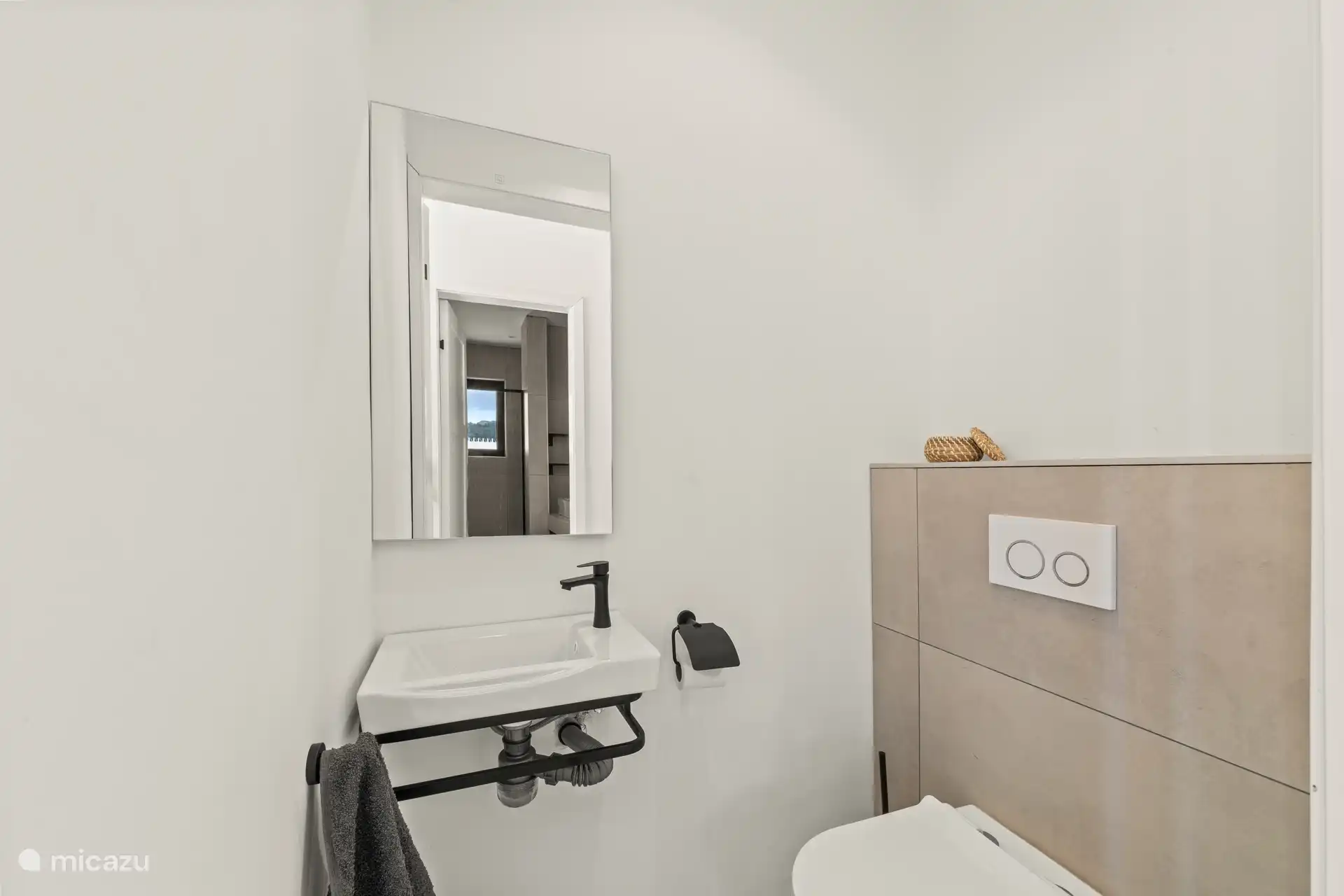 Separate guest toilet