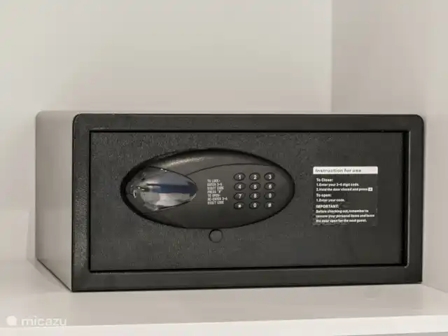 Location de Vacances Curaçao, Banda Ariba (est), Mambo Beach, appartement - Crystal Sands Resort Curaçao Coffre-fort disponible