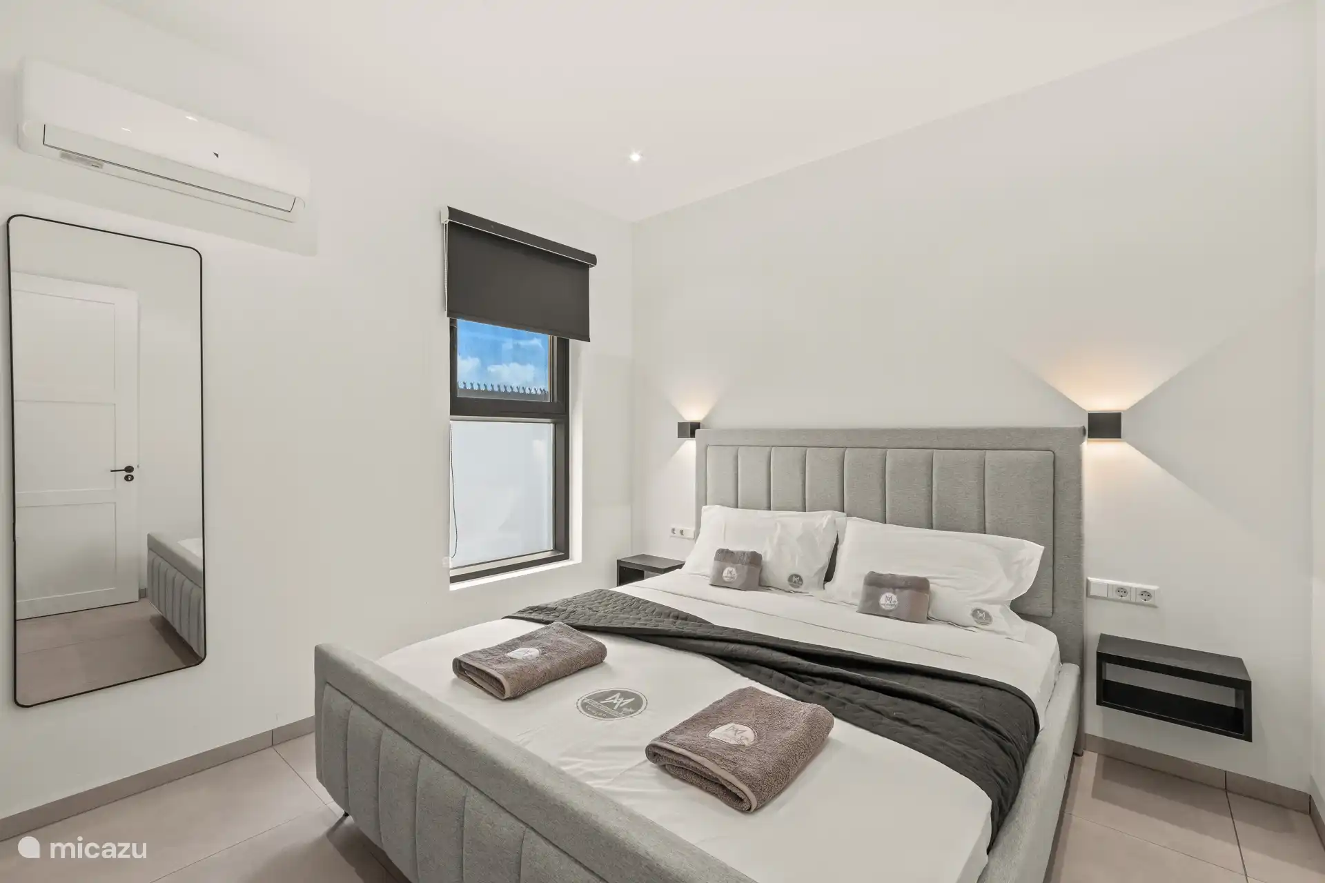 Bedrooms with energy-efficient air conditioners