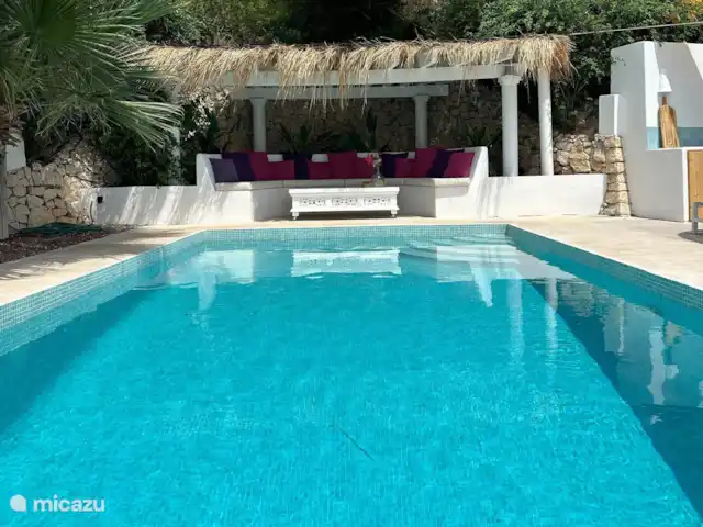 Villa de estilo ibicenco + vistas al mar en España, Costa Blanca, Moraira - villa Privacidad y disfrute