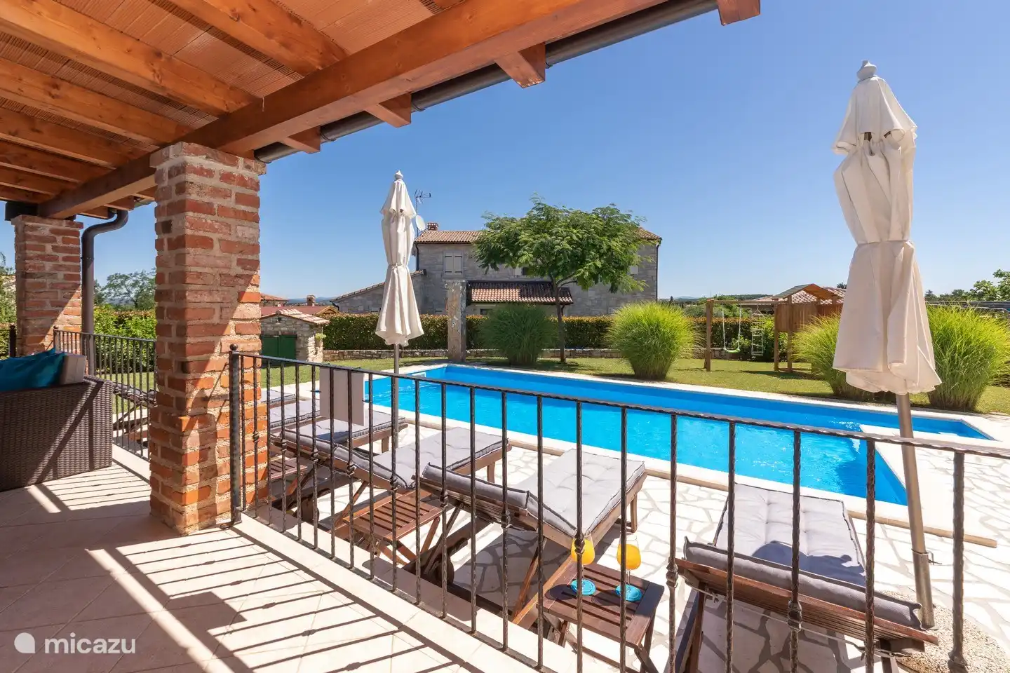 Vue depuis une terrasse