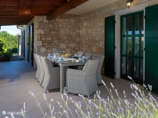 Villa Baldasi 19 en Croacia, Istria, Kastelir-Labinci - villa Hermosa sala de estar