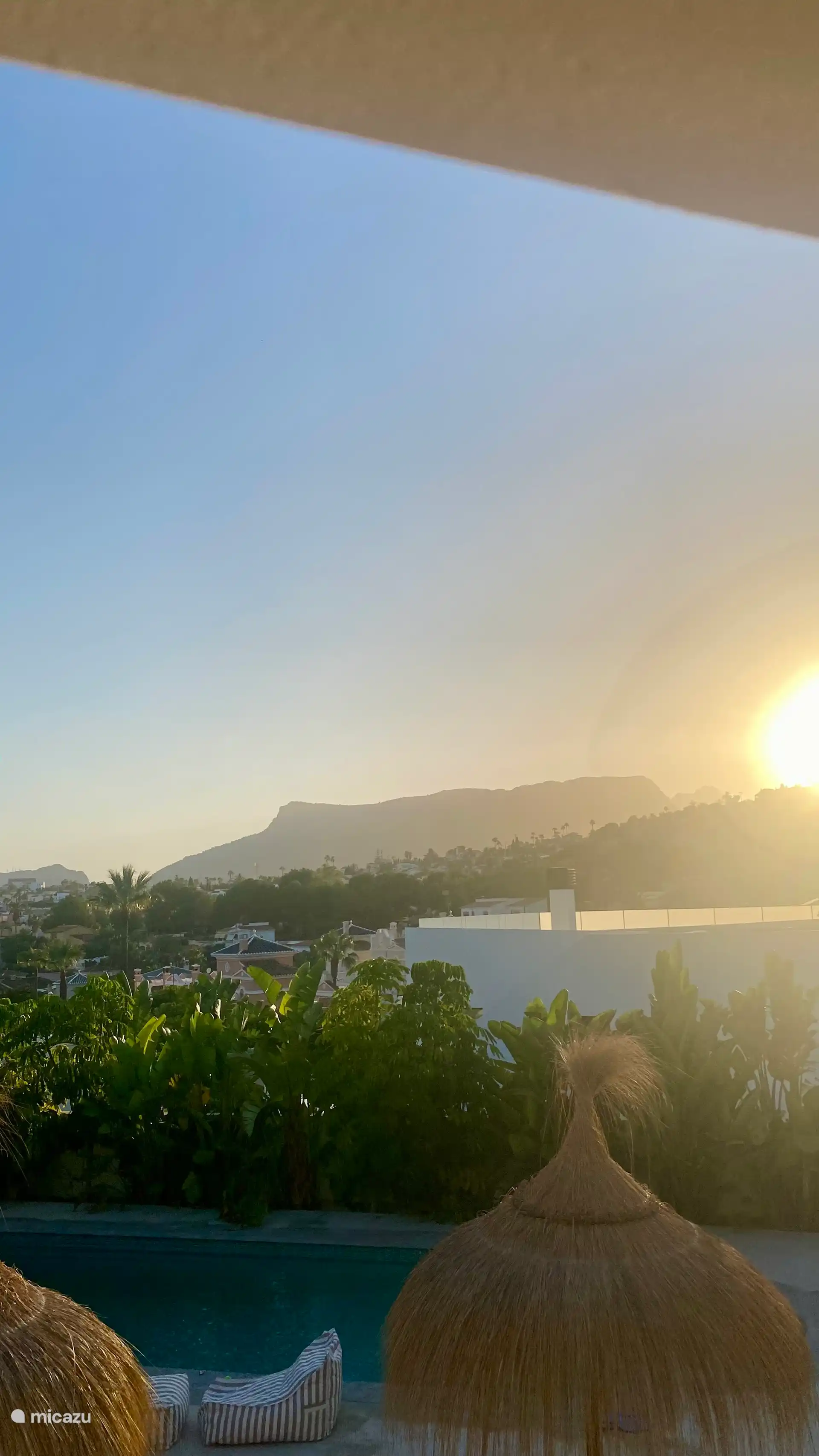 Vistas desde la naya: perfectas para el atardecer