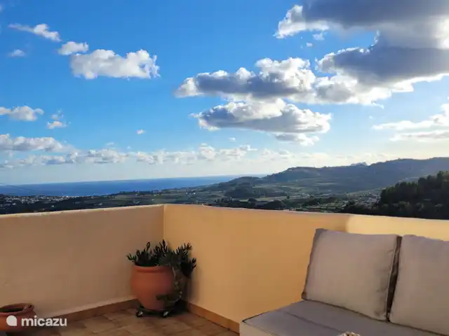 Casa Eva   huren in Spanje, Costa Blanca, Teulada - bungalow Uitzicht op de zee vanaf het terras