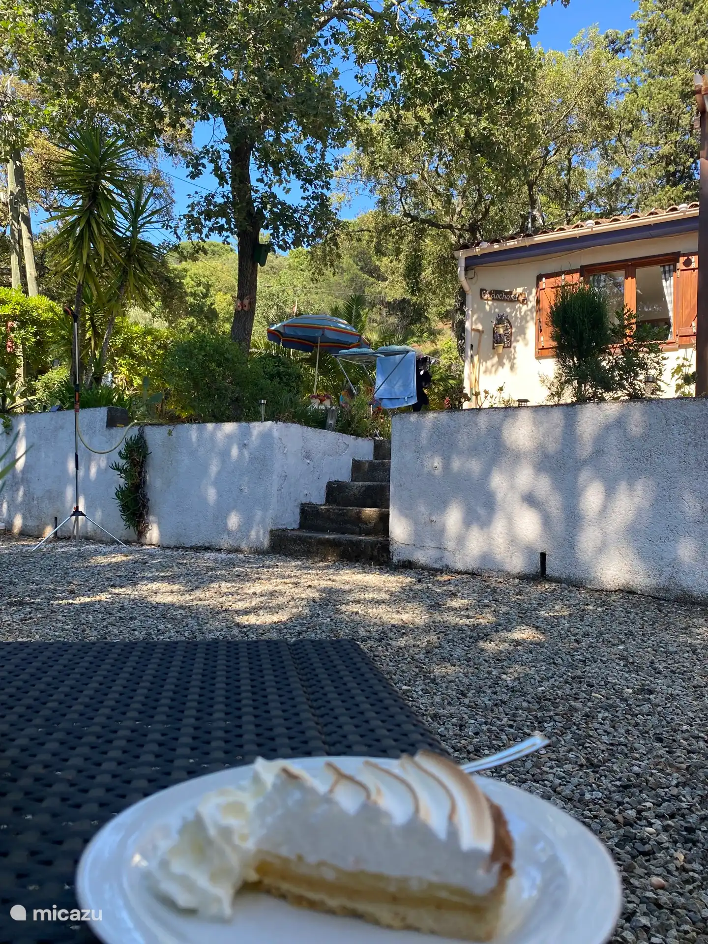 Ein Tarte-Zitronen-Merengue im Lounge-Set 