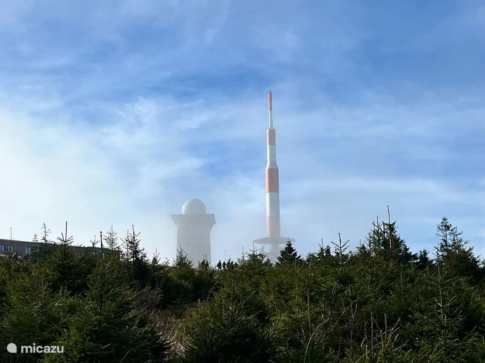 Blick auf den Brocken, mit 1142 m der höchste Berggipfel des Harzes