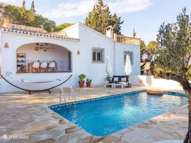 Casa Swart huren in Spanje, Costa Blanca, Jávea - vakantiehuis De naya die uitkijkt op het zwembad en de vallei.