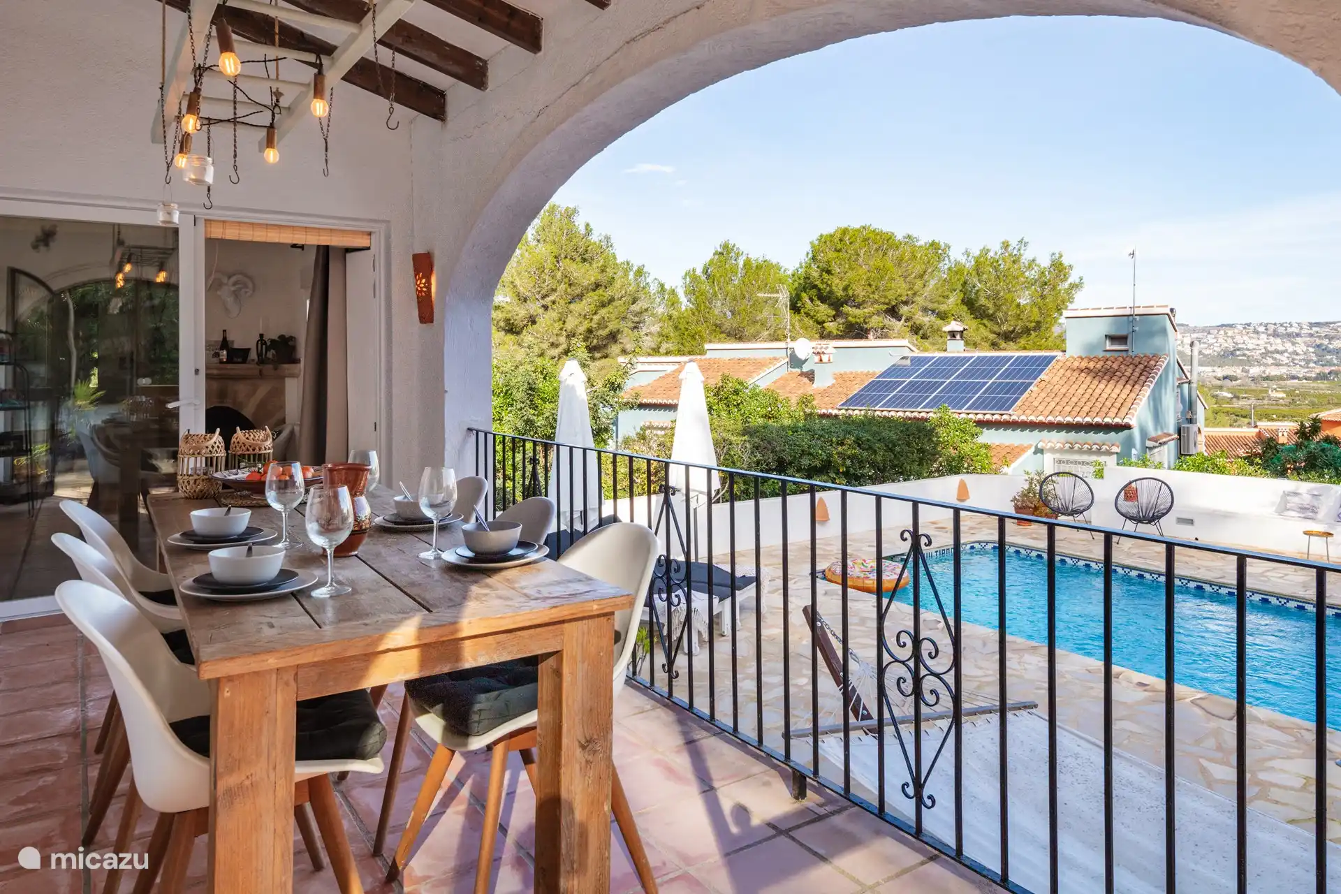 The Naya with the view of the valley