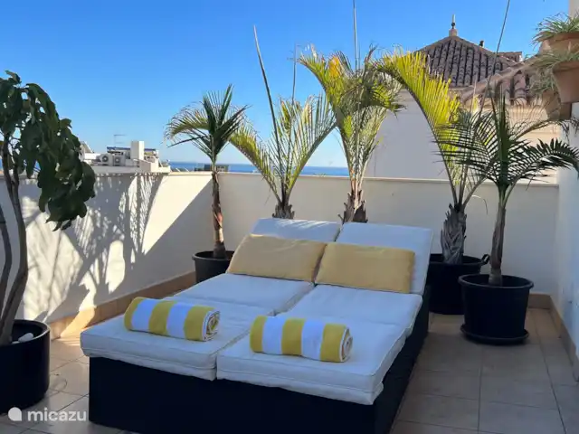Coeur de Nerja -vue mer + plage 3 min. | Espagne, Costa del Sol, Nerja - appartement Vous pouvez également le faire sur la terrasse arrière