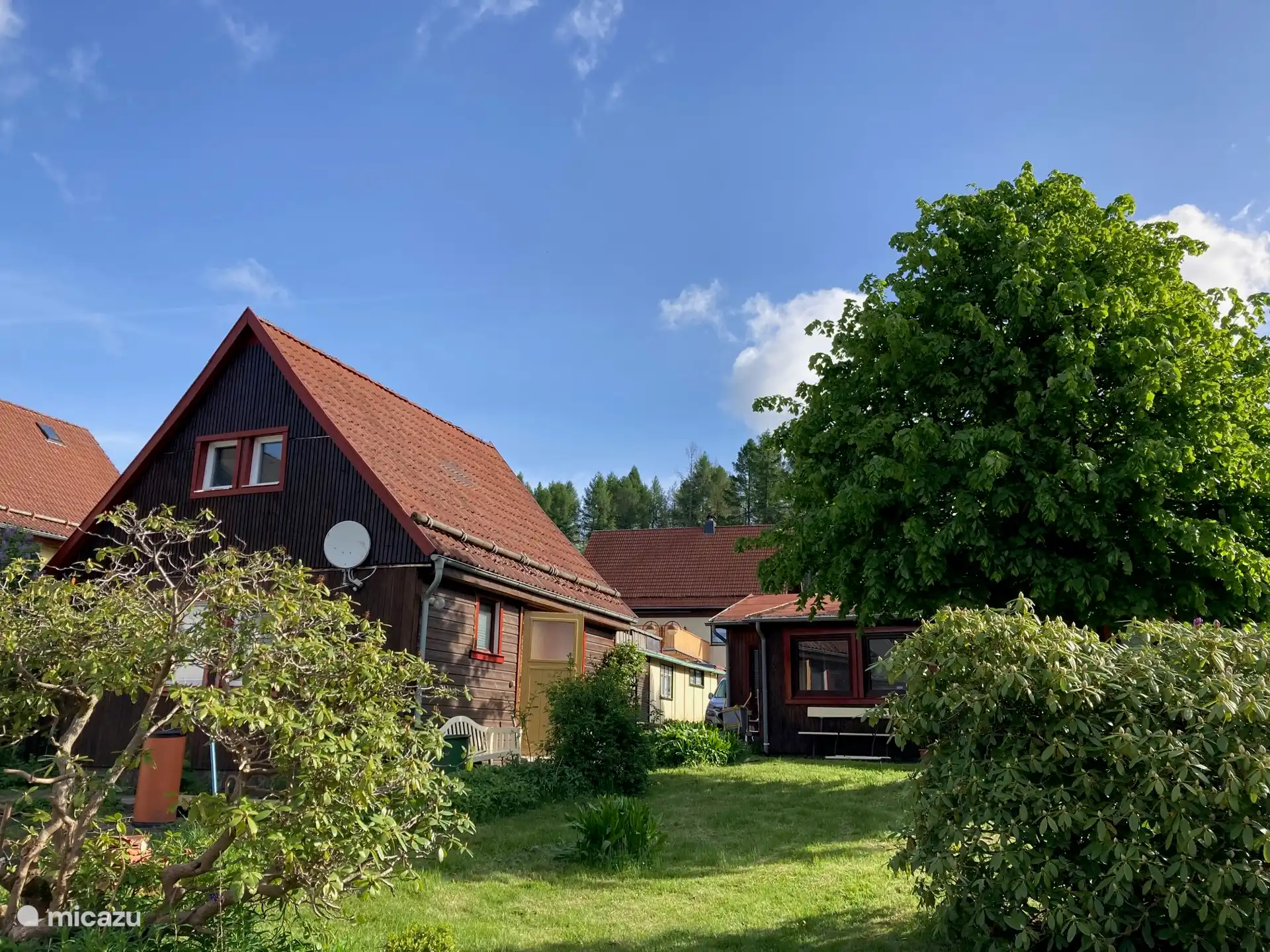 Der Garten der Hütte Wedde