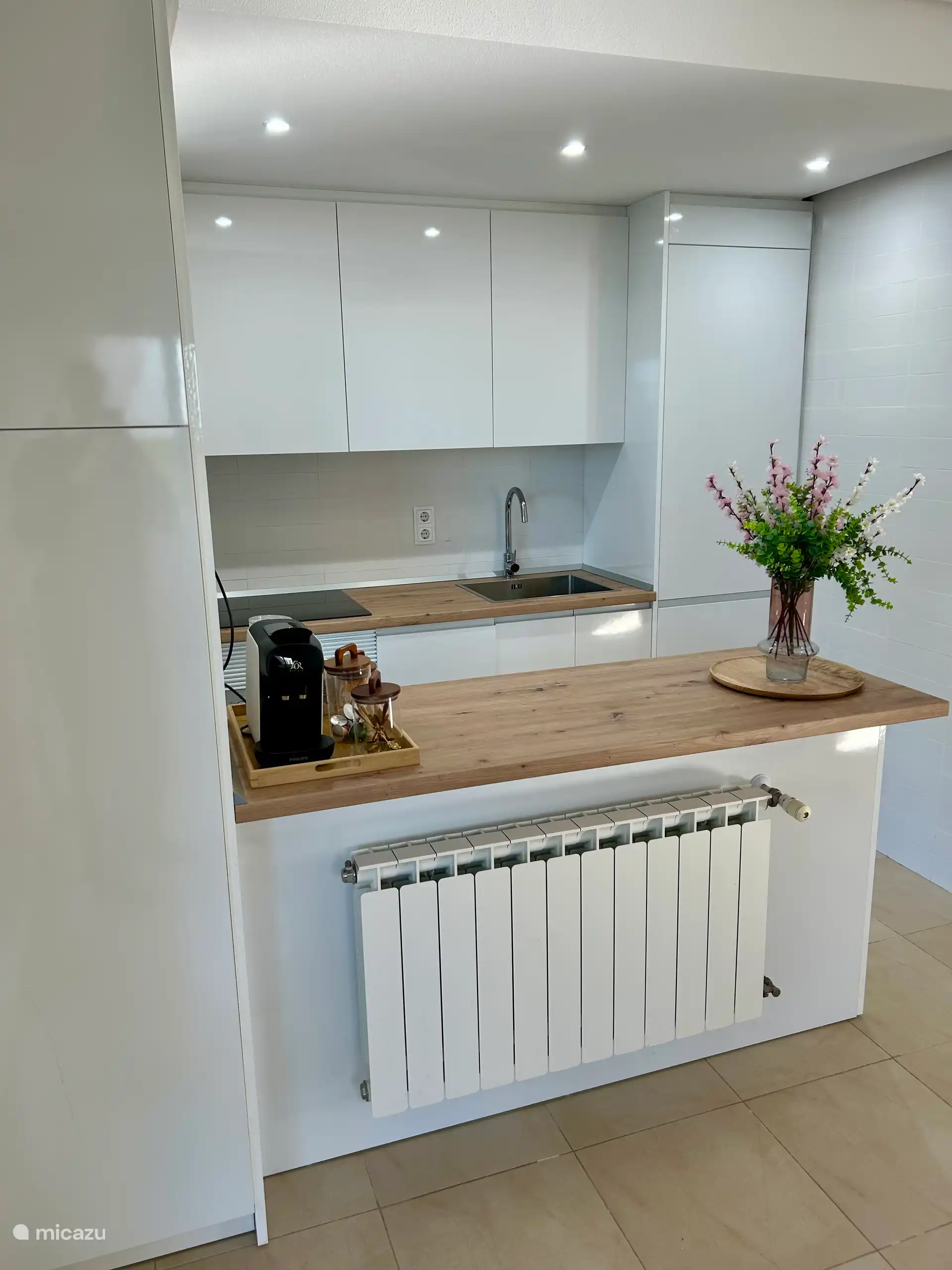 Our new kitchen (Nov 25). With oven, microwave, dishwasher, 3 burners, washing machine. And of course all kitchen utensils. 