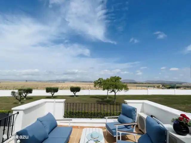 Casa To-r-relax en España, Costa Cálida, Torre Pacheco - casa vacacional Hermosa vista panorámica desde la terraza de la azotea.