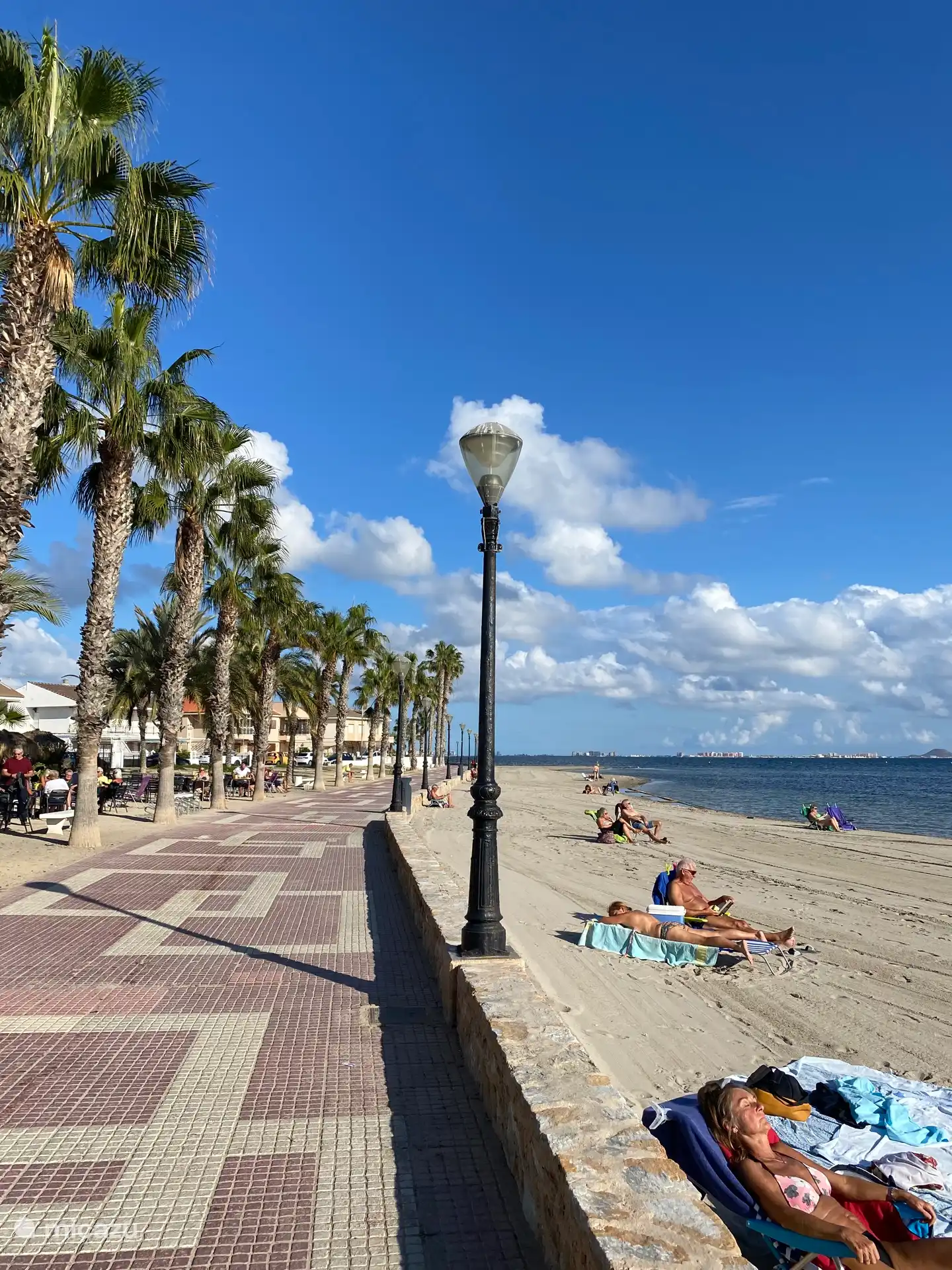 The beach of Los Alcazares.