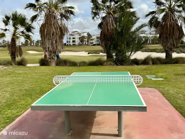 Casa To-r-relax en España, Costa Cálida, Torre Pacheco - casa vacacional Tenis de mesa con vistas. El pádel y el tenis son de uso gratuito.