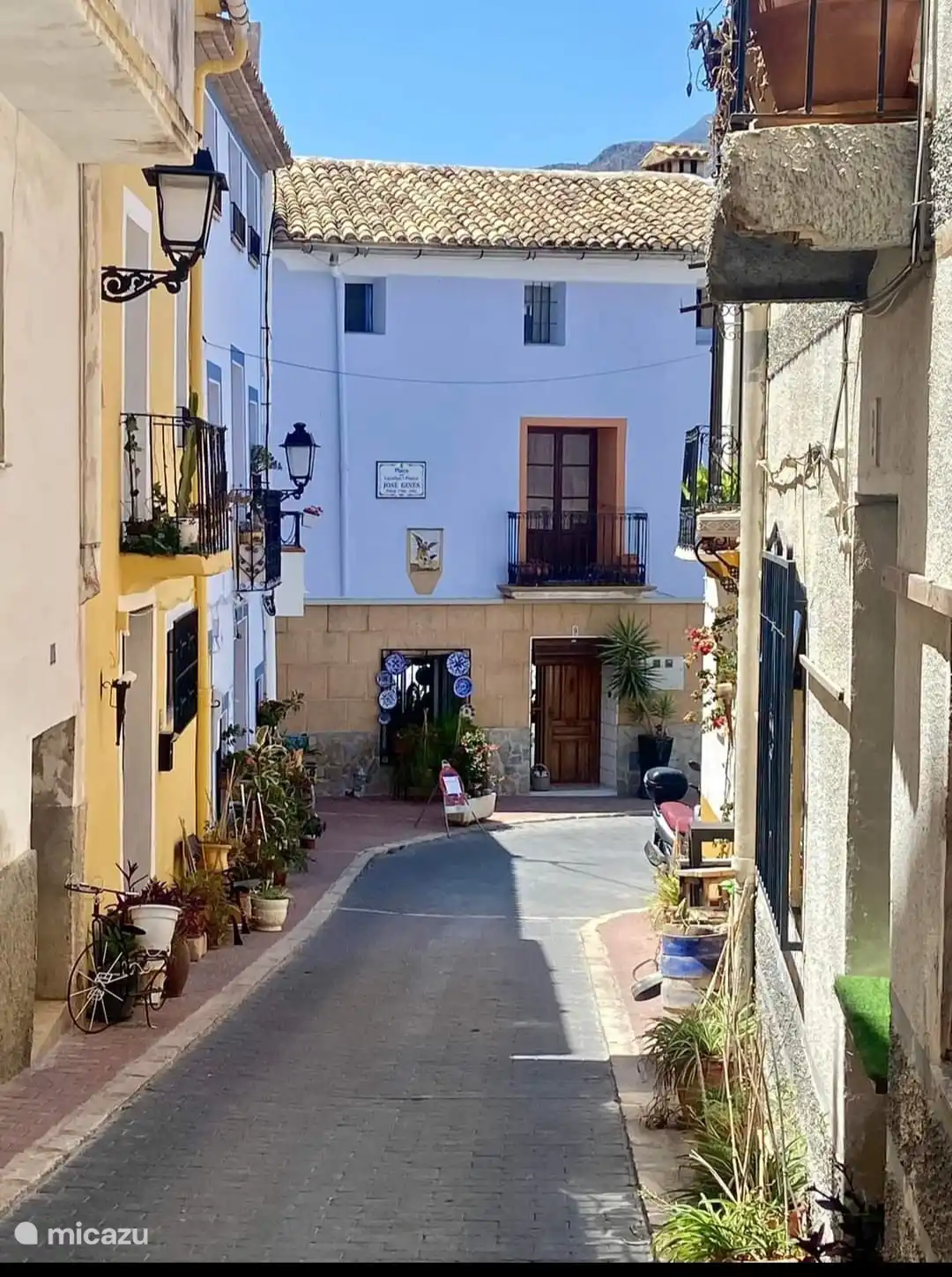 stimmungsvolle Straßen von Polop