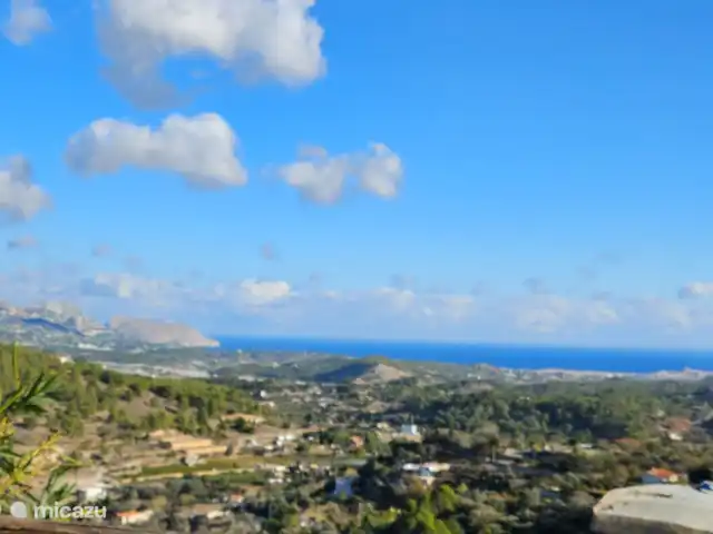 villa huren in Spanje, Costa Blanca, Polop – Casa Rita Blanca Prachtig uitzicht vanaf Bar El Castell in Polop