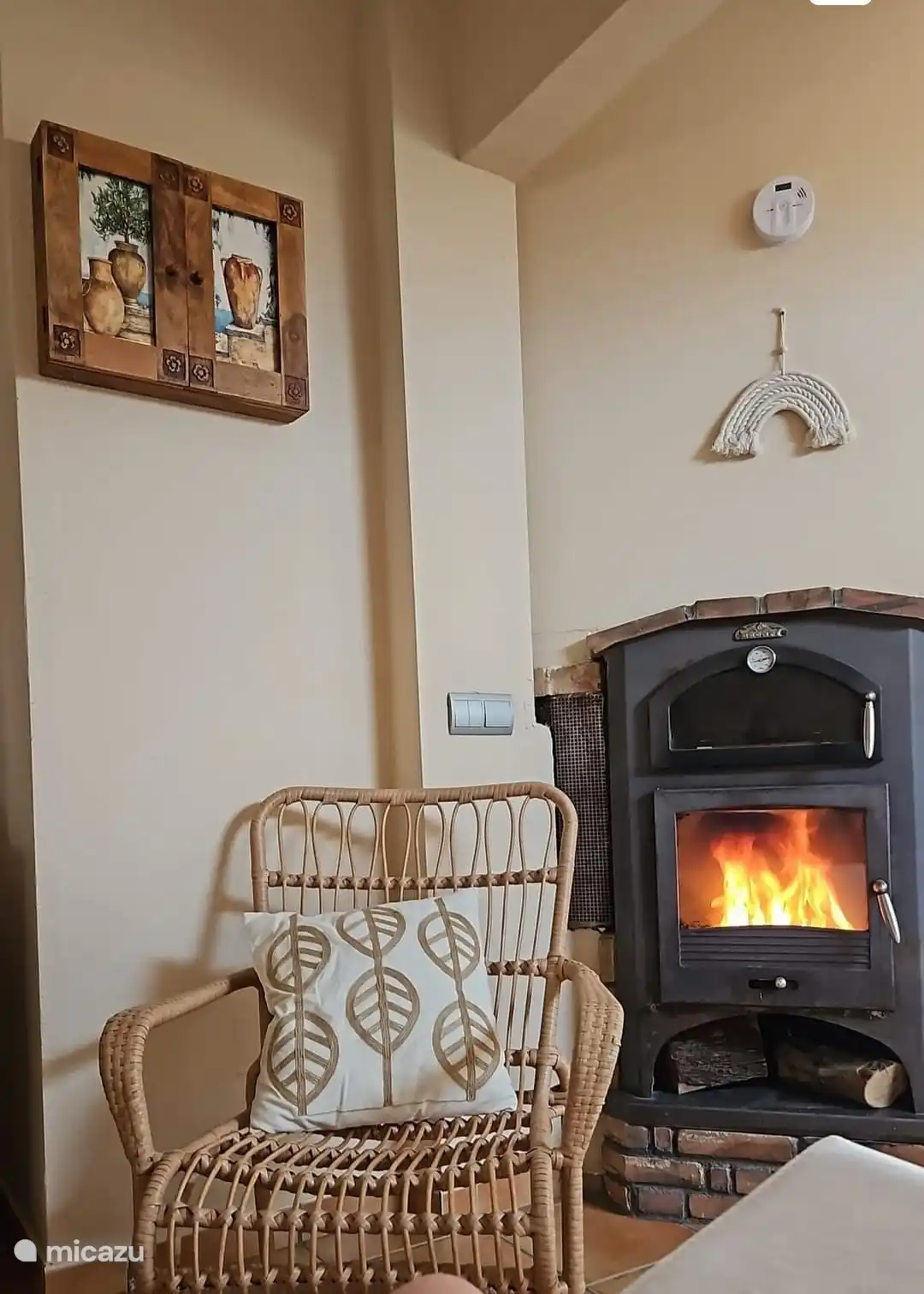 Kamin für die kühlen Abende