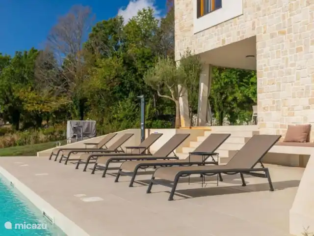 Villa Minerva | Croatie, Istrie, Visnjan - villa Chaises longues
