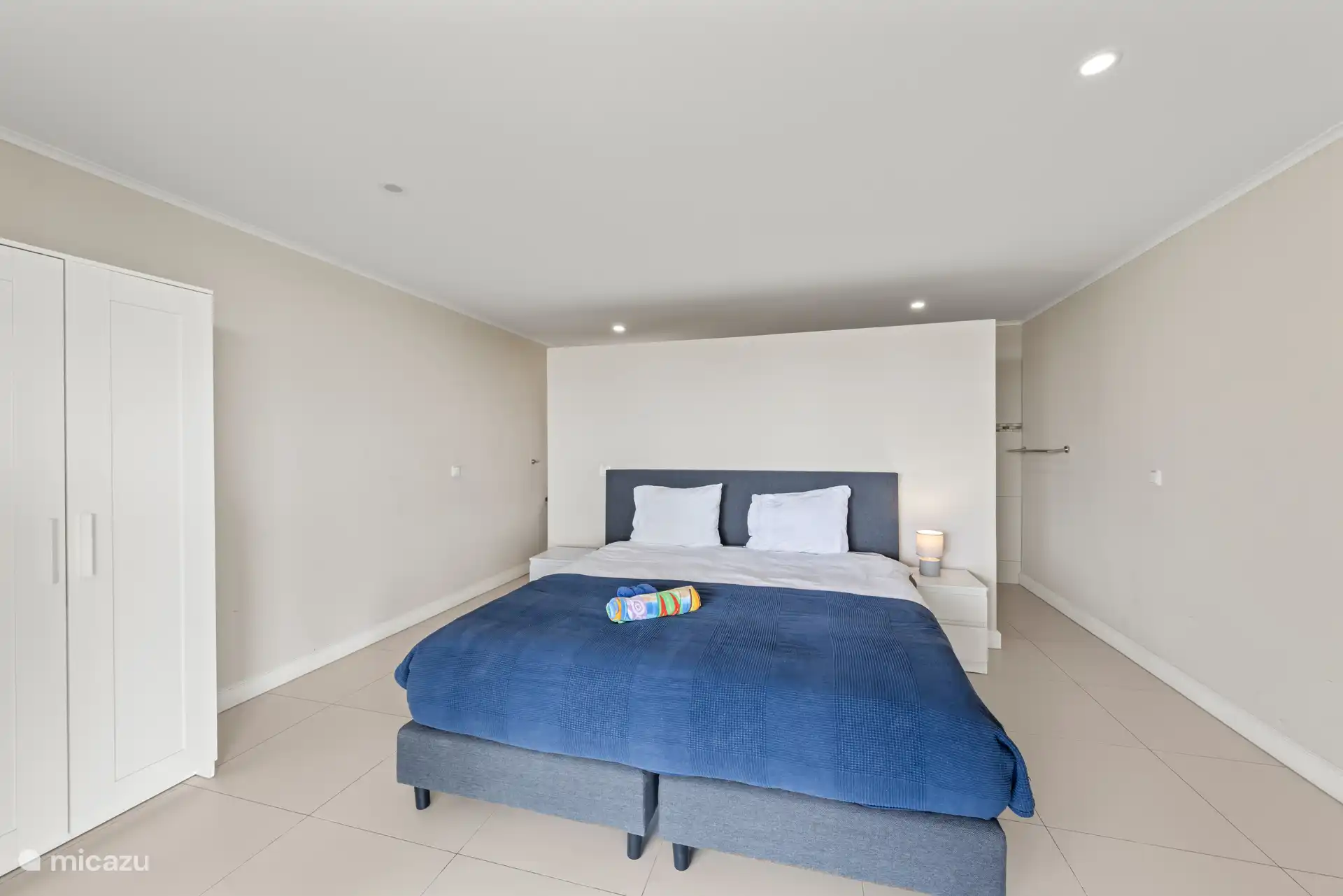 Schlafzimmer 3 im unteren Gartengeschoss.