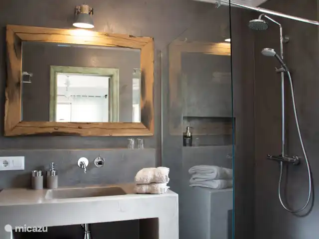 Villa Foia Vella : chambre Oliva  | Espagne, Costa Blanca, Benigembla - chambres d'hôtes Salle de bain Oliva