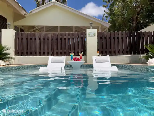 Villa Soleil  | Curaçao, Banda Ariba (est), Montaña Abou - villa Nos transats aquatiques