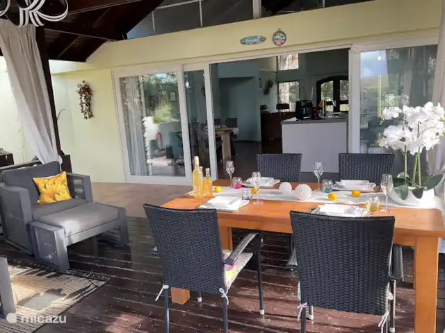 Villa Soleil  | Curaçao, Banda Ariba (est), Montaña Abou - villa Terrasse avec vue sur la maison