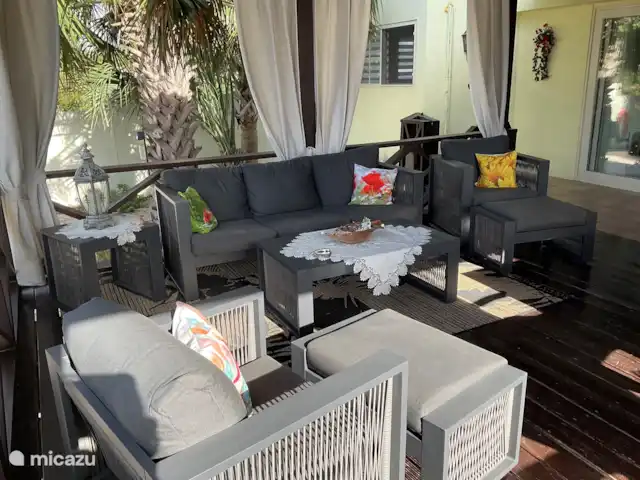 Villa Soleil  | Curaçao, Banda Ariba (est), Montaña Abou - villa Salon confortable