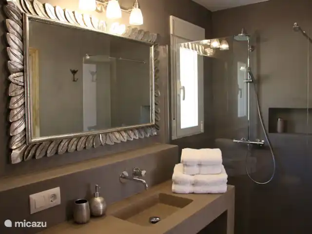 Villa Foia Vella : chambre Magnolia | Espagne, Costa Blanca, Benigembla - chambres d'hôtes Salle de bain Magnolia