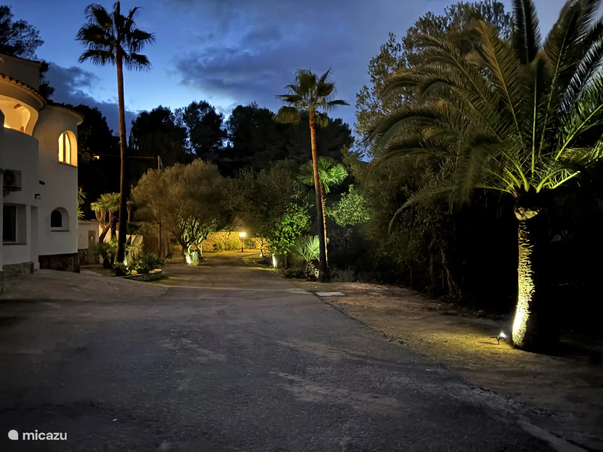 Schöner Garten mit Einfahrt